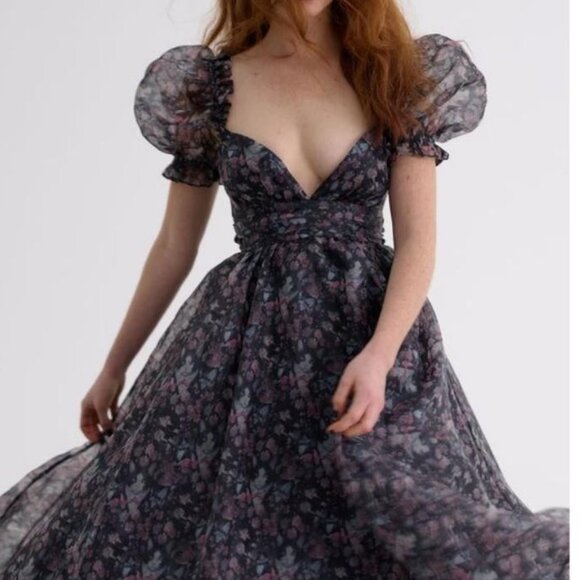 The Tuxedo French Rebecca Dress - Selkie NWT - Picture 5 of 5